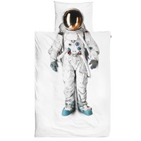 Product photograph of Snurk Childrens Astronaut Duvet Bedding Set from Cuckooland