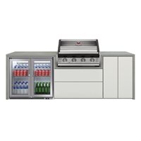 Product photograph of Beefeater Harmony Outdoor Kitchen With 1600s 4 Burner Gas Bbq And Double Fridge from Cuckooland