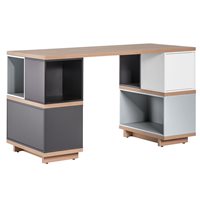 Product photograph of Vox Balance Modular Desk In White Grey from Cuckooland