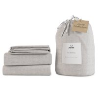 Product photograph of Panda London Natural Bamboo Linen Bedding Set - Double from Cuckooland