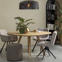 Product photograph of Woood Tablo Square Fsc Oak Dining Table 130x130cm from Cuckooland