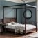 Beatnik Four Poster Bed in Brown