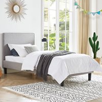 Product photograph of Bellamy Upholstered Single Bed from Cuckooland