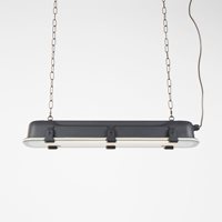 Zuiver G.T.A Industrial Long Hanging Pendant Light in Black
