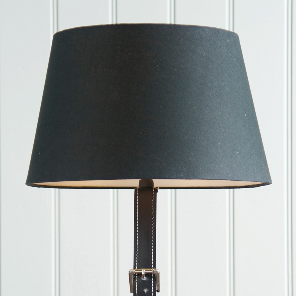 Culinary Concepts Stirrup Traditional Lamp With Black Leather ...