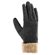 Sheepskin Style Ladies Leather Gloves in Black