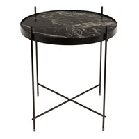 Product photograph of Zuiver Cupid Marble Side Table - Black from Cuckooland