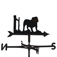 Product photograph of Weathervane In Bulldog Design - Large Traditional from Cuckooland