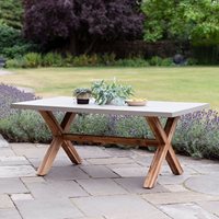 Product photograph of Garden Trading Burford Natural Dining Table - Large from Cuckooland