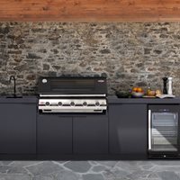 BeefEater Cabinex 5 Burner Outdoor Kitchen with Fridge and Sink