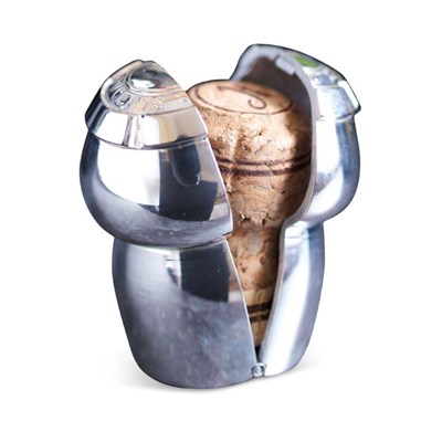 Culinary Concepts Champagne Cork Keeper Silver 