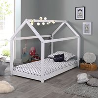 Product photograph of Vipack Cabane House Bed - White from Cuckooland