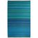 Fab Hab Cancun Outdoor Rug in Turquoise and Moss Green