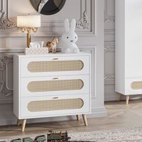 Product photograph of Vox Canne Nursery Dresser - Black from Cuckooland