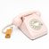 GPO 746 Retro Rotary Dial Phone in Carnation Pink