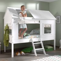 Product photograph of Vipack Charlotte Kids Treehouse Bed In White from Cuckooland