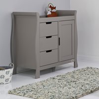 Obaby Stamford Dresser & Baby Changing Unit in Taupe Grey