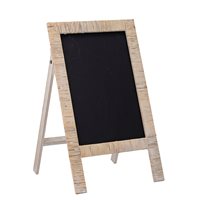 Product photograph of Bloomingville Rattan Blackboard from Cuckooland
