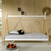 Vipack Kids Single Tipi Bed with Optional Trundle Drawer