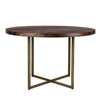 Product photograph of Dutchbone Class Round Dining Table - Black from Cuckooland
