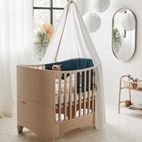Product photograph of Leander Classic Baby Cot In Whitewash With Optional Extension Kit from Cuckooland