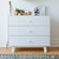 Oeuf Sparrow 3 Drawer Dresser in White