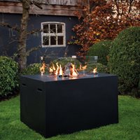 Product photograph of Rectangle Cocoon Gas Fire Pit from Cuckooland