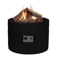 Product photograph of Round Cocoon Gas Fire Pit - Grey from Cuckooland