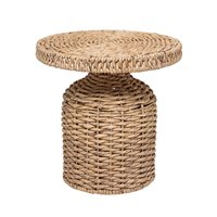 Bloomingville Water Hyacinth Camo Side Table
