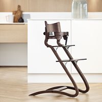 Product photograph of Leander Classic High Chair In Walnut from Cuckooland