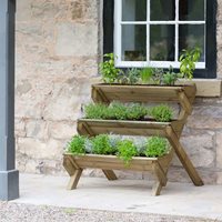 Product photograph of Zest 4 Leisure Stepped Herb Planter from Cuckooland