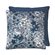Cozy Living 50x50cm Floral Bird Print Cotton Cushion in Blue Wing