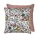 Cozy Living 50x50cm Floral Bird Print Cotton Cushion in Rouge