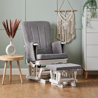 Obaby Deluxe Reclining Nursing Chair and Stool 