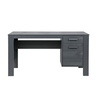 Product photograph of Dennis Computer Office Desk In Steel Grey By Woood from Cuckooland
