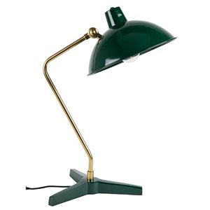 Dutchbone Devi Vintage Desk Lamp in Gloss Green