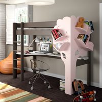 Product photograph of Mathy By Bols Dominique High Sleeper Bed With Desk Bookcase from Cuckooland