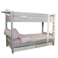 Mathy by Bols Bunk Bed in Dominique Design - 166cm High 