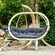 Globo Royal Garden Hanging Chair & Stand in Weatherproof Anthracite