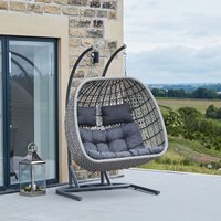 Product photograph of Pacific Lifestyle St Kitts Double Garden Hanging Chair from Cuckooland
