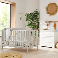 Tutti Bambini Malmo Cot Bed with Rio Furniture 2 Piece Nursery Set