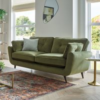 Product photograph of Stratus Sustainable Velvet 3 Seater Sofa from Cuckooland