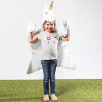 Product photograph of Ratatam Kids White Unicorn Animal Disguise Accessory from Cuckooland