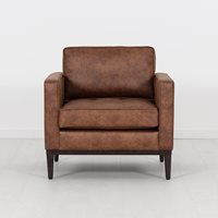 Product photograph of Swyft Armchair In A Box Model 02 Faux Leather Armchair from Cuckooland