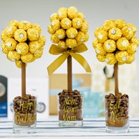 Personalised Ferrero Rocher Chocolate Sweet Tree 