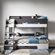 Flick Triple Bunk Bed in Grey by Flair Furnishings