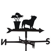 Product photograph of Weathervane In French Bulldog Design - Large Traditional from Cuckooland