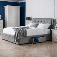 Product photograph of Julian Bowen Fullerton 4 Drawer Bed - Superking from Cuckooland