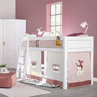Product photograph of Lifetime Funland Kids Mid Sleeper Bed - Lifetime Whitewash from Cuckooland