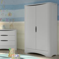 Product photograph of Mathy By Bols Fusion 2 Door Wardrobe - Mathy Cement Grey from Cuckooland